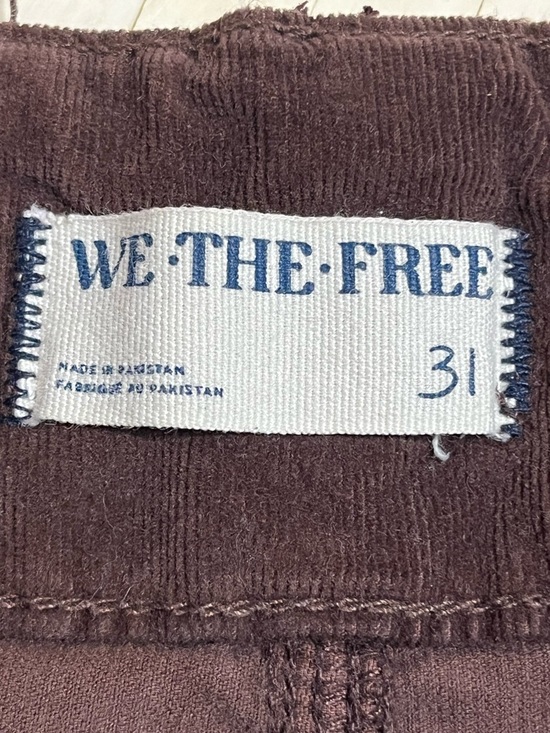 We The Free Jade Cord in Chocolate Truffle size 31 - Picture 3 of 11